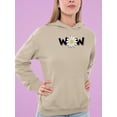 thumbnail image 2 of Wow Daisy Banner. Hoodie Women -Image by Shutterstock, Female x-Large, 2 of 4