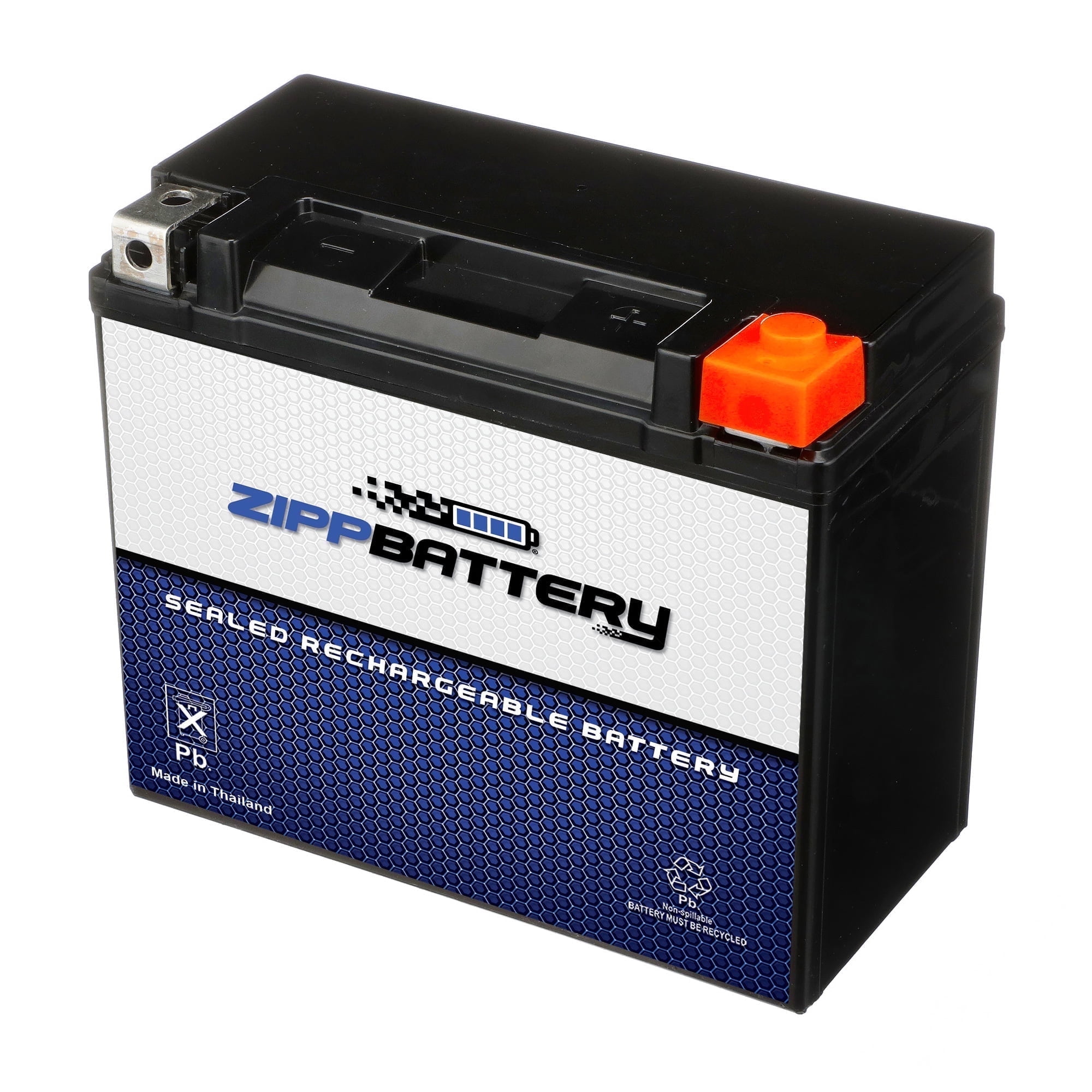 Zipp Battery Ytx20hl-bs (20hl-bs 12 Volts,18 Ah, 310 Cca) Motorcycle Battery for Harley-davidson 1450cc Fxst Flst Softail 2004