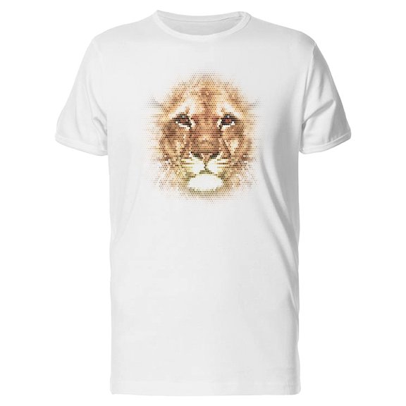 Lion Geometrical Vintage Design Tee Men's -Image by Shutterstock