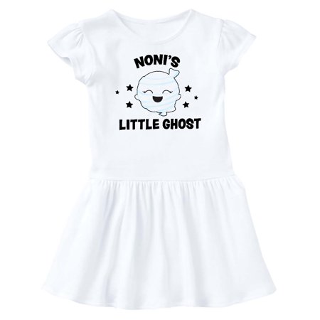 

Inktastic Cute Noni s Little Ghost with Stars Gift Baby Girl Dress