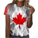 thumbnail image 1 of Camiseta de Moda Casual con Cuello Redondo Y Mangas Cortas para las Mujeres, 1 of 3