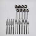 thumbnail image 5 of Ozarke Malta Cutlery Set, Stainless Steel Shiny Silver (Set of 20), 5 of 6