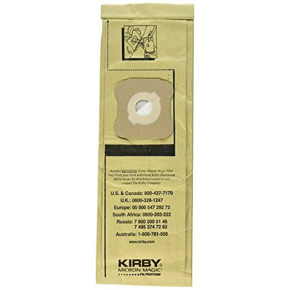Kirby Micron Magic Vacuum Bags Sentria Ultimate Diamond G6 G5 G4 G3 197394 9pack