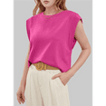 thumbnail image 3 of Women Summer Casual Tank Pink XL, 3 of 6