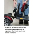thumbnail image 7 of Golden Technologies - Buzzaround XLS HD - Travel Scooter - 4-wheel - Red - PHILLIPS POWER PACKAGE TM - $500 VALUE, 7 of 7