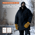 thumbnail image 4 of RefrigiWear Iron-Tuff Ice Parka - Men's Insulated Winter Jacket, -50°F Comfort Rating, Water-Resistant & Windproof, 4 of 6