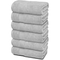 thumbnail image 4 of White Classic Resort Collection Soft Hand Towels | 16x27 Luxury Hotel Plush & Absorbent Cotton Hand Towel [6 Pack, Dolphin Grey], 4 of 5