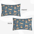 thumbnail image 4 of Bixox French Bulldog Yoga Printed Pillow Protector,Super Soft Ideal for Home,Guests,Rentals - 20"x30", 4 of 8