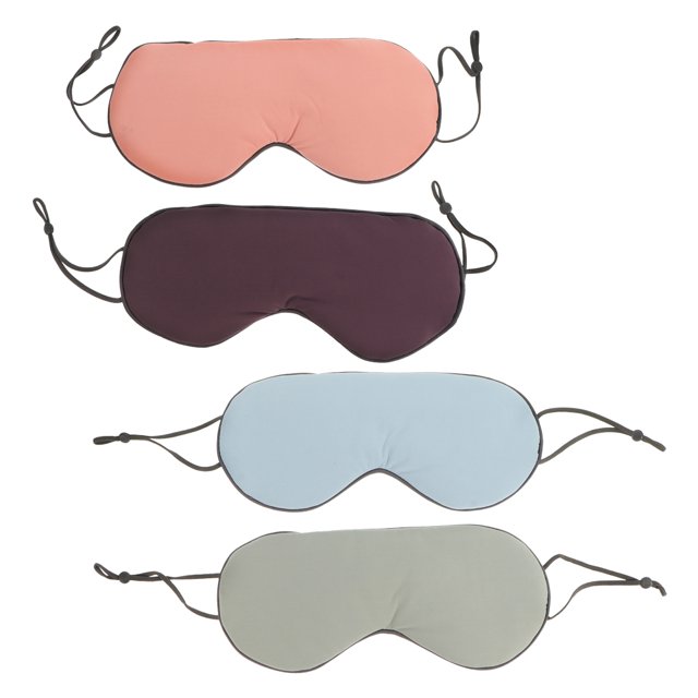 MasteelfCA 4 Pcs Masque de Nuit Ajustable Occultant Confortable