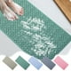 thumbnail image 1 of Alfombra rectangular antideslizante para baño | Alfombra de ducha de PVC con superficie de masaje para los pies, ventosas fuertes, secado rápido, caqui/verde/azul/gris/rosa | 69x36cm | Comodidad y, 1 of 7