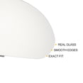 thumbnail image 4 of Unique Bargains Left Driver Side Rearview Mirror Glass Replacement Heated White Glass Fit for Hyundai Elantra 2015-2018, 4 of 6