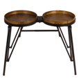 thumbnail image 3 of Evergreen Foldable Wood and Metal Side Table, 3 of 5