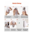 thumbnail image 6 of Automatic Air Freshener Dispenser 2-Pack, Wall/Free Standing, Battery Operated, Adjustable Settings for Home, Office, Bathroom, Hotel - White, 6 of 7