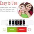 thumbnail image 2 of 11 Patches Forehead Head Strip Thermometer Fever Body Baby Child Kid Adult Check Test Temperature Monitoring Safe Non-Toxic 95-104 ℉, 2 of 6