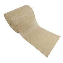 Burlap and Beyond 14" Natural Burlap Roll - 100 Yards Eco-Friendly Jute Burlap Fabric Unfinished Edges 14 Inch