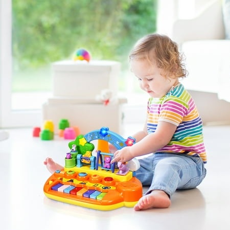 Piano Musical Pour Bebe Jouet Educatif Jouet Piano Interactif Jouet Musical Interactifs Avec Parc D Attractions Clavier Electrique Pour Enfants Cadeaux Pour Enfants Jeux De Sons Et De Lumieres Walmart Canada