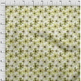 thumbnail image 4 of oneOone Polyester Spandex Yellow Fabric Florals Craft Projects Decor Fabric Printed By The Yard 56 Inch Wide, 4 of 4