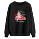 thumbnail image 4 of Casual Pullover Top, Christmas Patterns Long Sleeves Polyester Fiber Pullover Top For Office ANGGREK Otros, 4 of 6