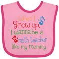 thumbnail image 3 of Inktastic Math Teacher Like Mommy Boys or Girls Baby Bib, 3 of 4