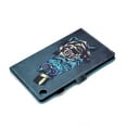 thumbnail image 3 of SaniMore Case for Samsung Galaxy Tab A8 Case 10.5" 2022 SM-X200/X205, Auto Wake/Sleep Pen/Card Holder Stand Dual Angle PU Leather Case Soft TPU Back Color Painting Magnetic Protective Case X200,D, 3 of 13