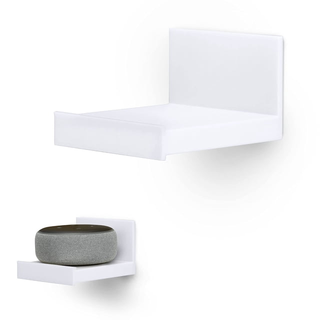 Estante BRAINWAVZ Universal Flotante Sin Tornillos 10 cm Blanco