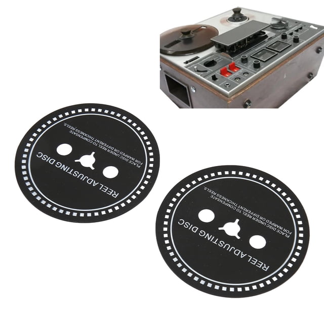 2Pcs Nab Hub Adapter Spacer, Universal Silicone Reel Adjusting Disc for Reel to Reel Tape Recorders, Reel Tape Recorder Accessories, Easy to Install, Reel Tape Nab Hub Adapter