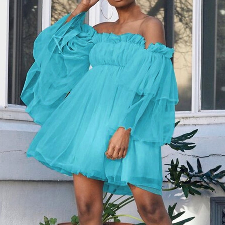light blue flowy mini dress Festivity Green Suit | Men's Christmas Suit