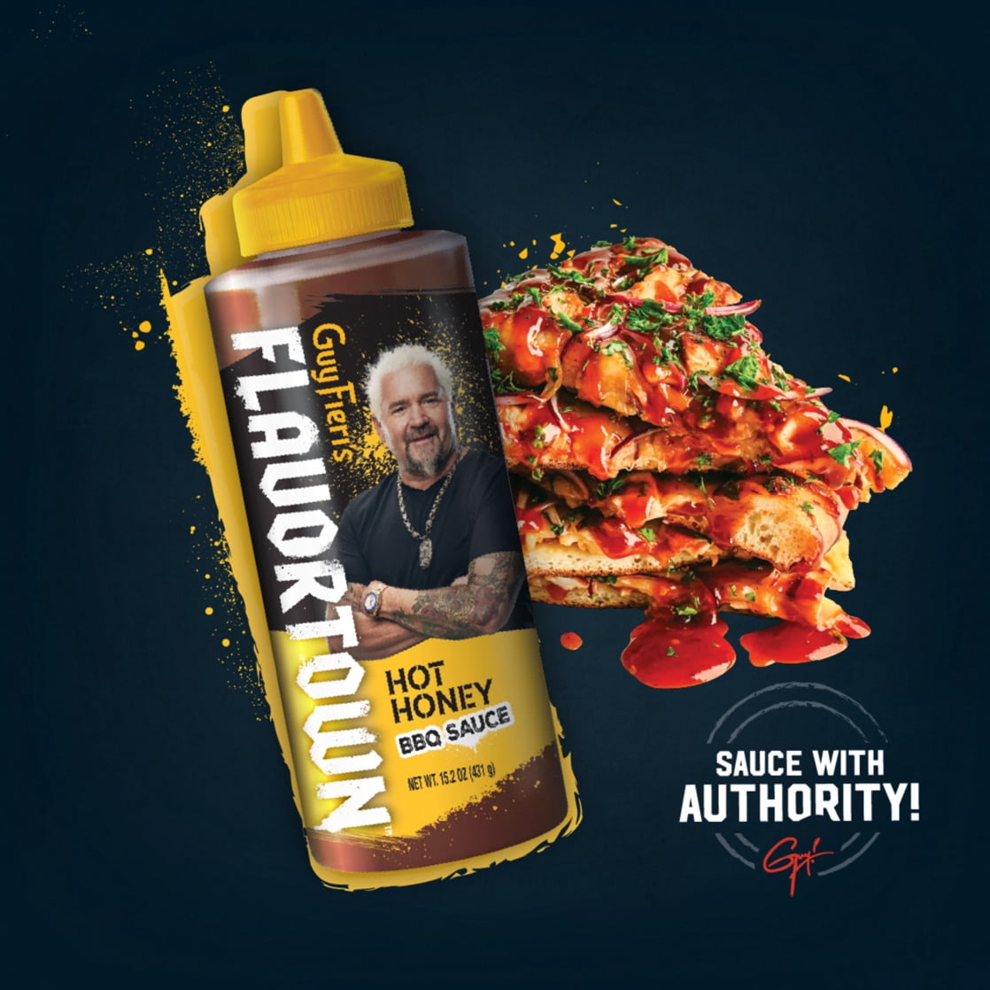 Flavortown Hot Honey BBQ Sauce 15.2 oz