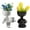 2pcs/A, variant on Humanoid Ceramic Flower Pot Succulent Cactus Bonsai Planter Pots Container, Ceramic Crafts Vase Home Office Decoration Desk Window Sill Decor (Not Include Plants)