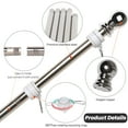 thumbnail image 5 of SnugNiture 6 ft Flag Pole, Professional Stainless Steel No Tangle Spinning Pole Flag Pole Kit Silver, 5 of 6