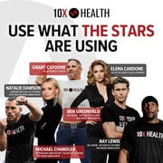 10x الصحة ألفا التستوستيرون الداعم مع الفيتامينات للرجال، 60 كبسولة
