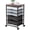 Gray, variant on KK KINGRACK Rolling Cart with 5 Drawers, Storage Drawer Cart with Wooden Tabletop, Metal & Plastic, White