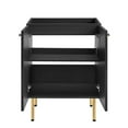 thumbnail image 6 of Vanity Cabinet (Sink not included), Black, Wood, Hotel Bedroom Bathroom, Modern Contemporary HB36368, 6 of 10