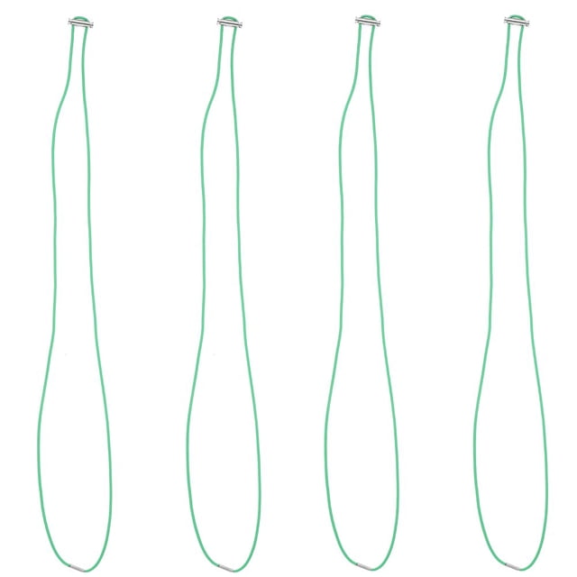 SUTENGDA 4pcs Trash Bag Fixing Band Practical Garbage Bag Bands Elastic Trash Bag Bands (140cm Circumference)