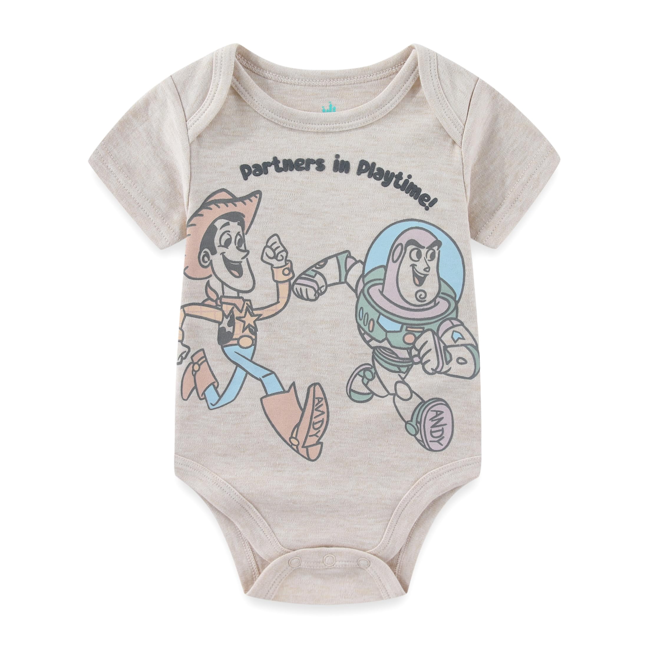 Disney Toy Story Woody Buzz Lightyear Bodysuit Creeper (Baby Boys), 3 Pack, Sizes 3M-12M