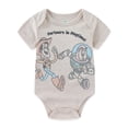 thumbnail image 2 of Disney Toy Story Woody Buzz Lightyear Bodysuit Creeper (Baby Boys), 3 Pack, Sizes 3M-12M, 2 of 7