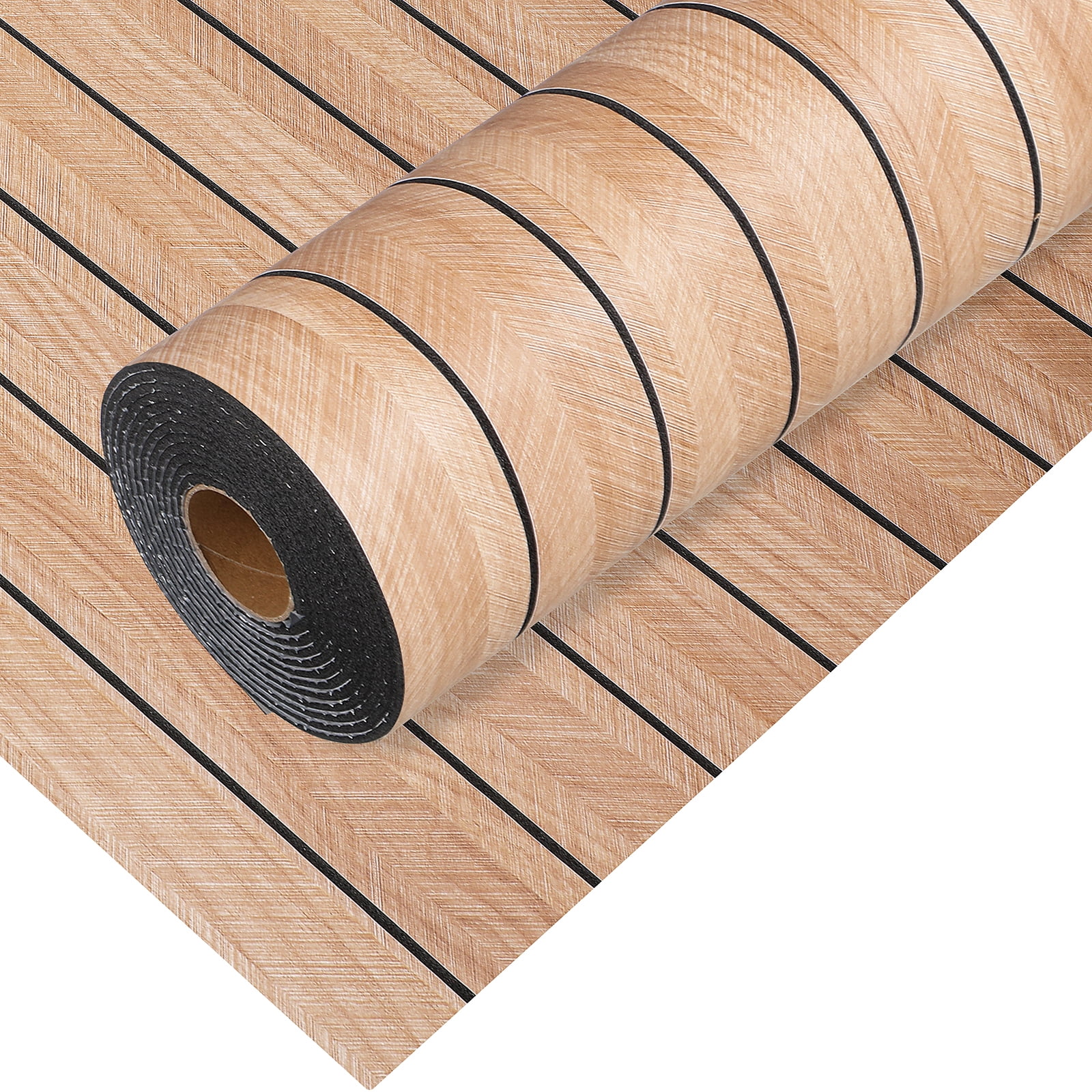 LOLIPPYY Wood Grain Peel and Stick Wallpaper Roll, Self-Adhesive Removable Wall Panels 40cm for Bedroom and Living Room Decoration