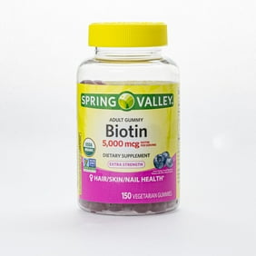 Spring Valley Hair Skin And Nails Adult Gummies 60 Count