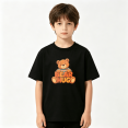 thumbnail image 2 of Bear Hug Teddy Animal Boys Graphic Tees Cute Kids T-Shirt 100% Cotton Short Sleeve Tops Ages 4-13Y, 2 of 5