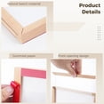 thumbnail image 5 of 2Pcs Wood Picture Frames, Wood Photo Frames, Rustic Natural Beech Wood Picture Frames, Set of 2 Nail-free Wood Frames for Diploma, Certificate, Photo, Poster, Personal Profile, 5 of 5