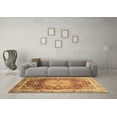 thumbnail image 3 of Ahgly Company Indoor Rectangle Abstract Brown Modern Area Rugs, 4' x 6', 3 of 4