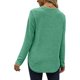 thumbnail image 3 of Sudadera de manga larga para mujer, jersey ligero con cuello redondo, 3 of 5
