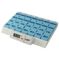 thumbnail image 3 of e-pill 7-Day Large Pill Organizer Set with Seven (7) Pillboxes  4 Alarm Timer, Blue, 3 of 8