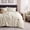 2-white, variant on U by Bedsure Fluffy Comforter Set Queen, Beige Faux Fur Comforter Queen Size, Soft Shaggy Plush Bubble Bedding Comforter Sets, Winter Warm Luxury Fuzzy Bed Set 3 Pieces