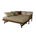 thumbnail image 3 of Kodiak Furniture Boho Wood Daybed/Pop Up Bed in Walnut Brown w/ Blue Mattresses, 3 of 12