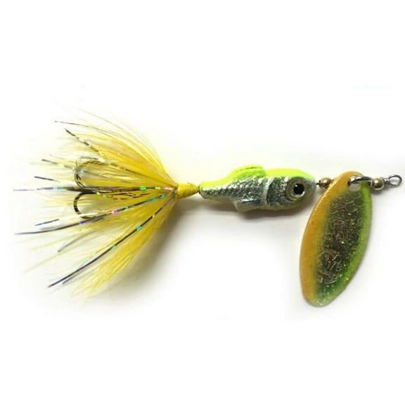Rooster Tail Minnow, Chartreuse Shimmer