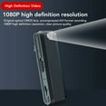 thumbnail image 2 of Voice Recorder, Power Failure Auto Save Voice Recording Device High Sensitivity 180 Degree Rotating Lens Clip Design Clear Sound 1080P HD  For Meetings For Work, 2 of 6