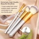 thumbnail image 5 of Brochas De Maquillaje, Heytea Juego De Brochas De Maquillaje Cosmético Premium De 24 Piezas Para Base De Mezcla, Rubor, Corrector, Sombra De Ojos, Cerdas De Fibra Sintética Sin Cru, 5 of 5