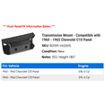 thumbnail image 2 of Transmission Mount - Compatible with 1960 - 1965 Chevy C10 Panel 1961 1962 1963 1964, 2 of 2