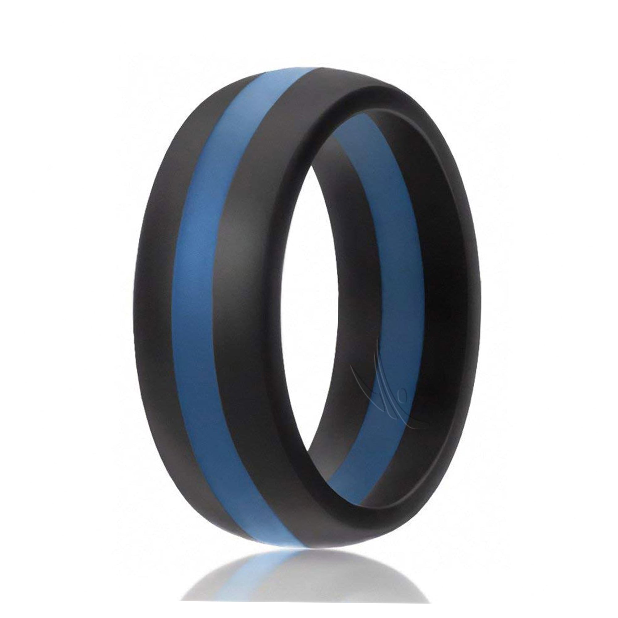 Silicone Wedding Ring Silicone Wedding Band for Men Stripe Ring 3 PACK 